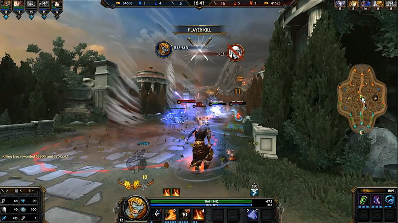 Скриншот Smite (2014) PC